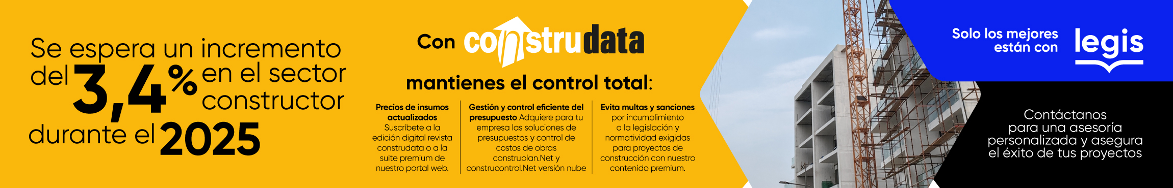 Construdata 2025.  Formulario Legis