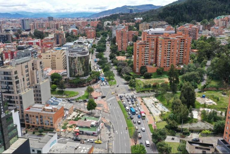 Corredor vial séptima Bogotá
